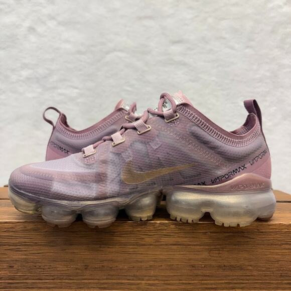 Nike Womens Air VaporMax 2019 Soft Pink Sneaker AR6632 500 Womens Size 7.5 - Picture 7 of 14